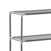 vidaXL 3-Tier Storage Rack over Laundry Machine Silver 69x28x169 cm