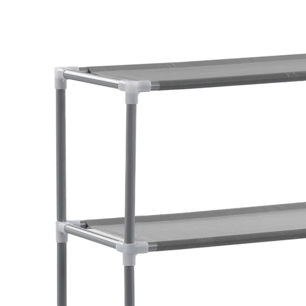 vidaXL 3-Tier Storage Rack over Laundry Machine Silver 69x28x169 cm