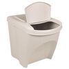 vidaXL Stackable Garbage Bin Boxes 3 pcs White 75 L Polypropylene