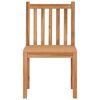 vidaXL Garden Chairs 2 pcs Solid Teak Wood