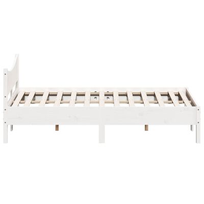 vidaXL Bed Frame without Mattress White 160x200 cm Solid Wood Pine, white vidaXL Bed Frame without Mattress White 160x200 cm Solid Wood Pine