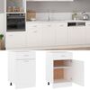 vidaXL Drawer Bottom Cabinet Lyon White 50x46x81.5 cm Engineered Wood