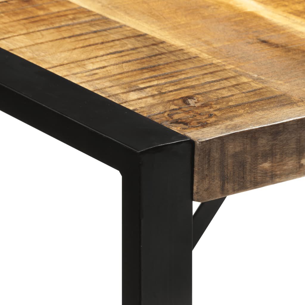vidaXL Dining Table 175x90x76 cm Solid Rough Wood Mango