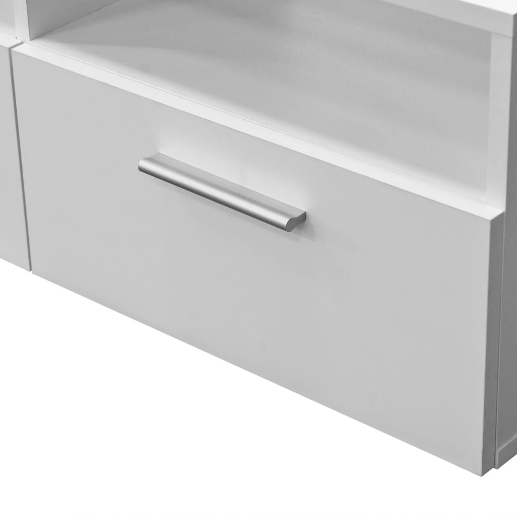 vidaXL TV Cabinet Engineered Wood 95x35x36 cm White