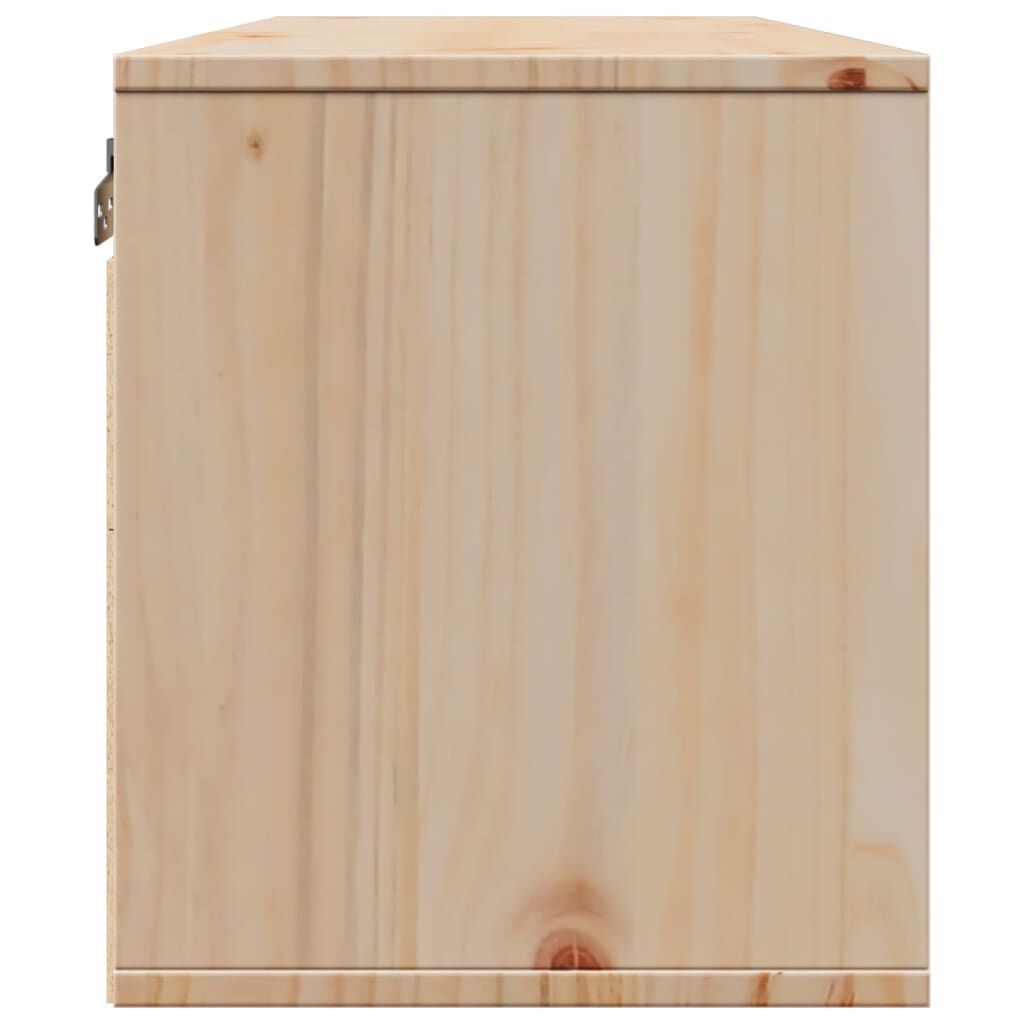 vidaXL Wall Cabinets 2 pcs 45x30x35 cm Solid Pinewood