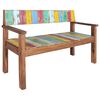 vidaXL Bench 115 cm Solid Reclaimed Wood