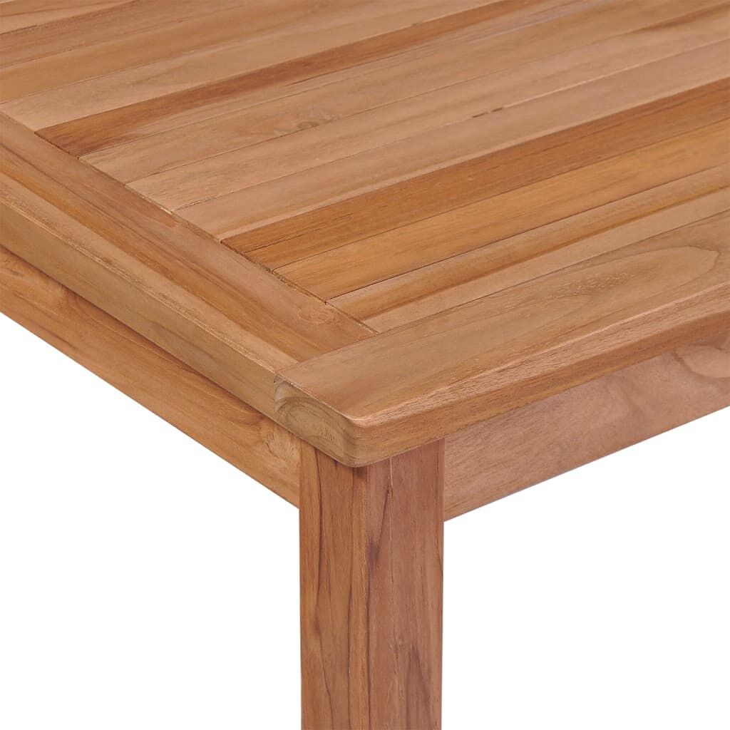 vidaXL 4 Piece Garden Dining Set Solid Wood Teak
