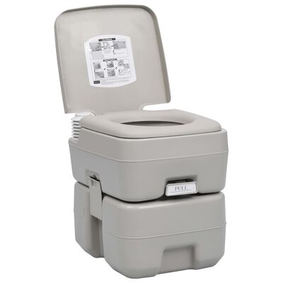 vidaXL Portable Camping Toilet and Handwash Stand Set,  vidaXL Portable Camping Toilet and Handwash Stand Set