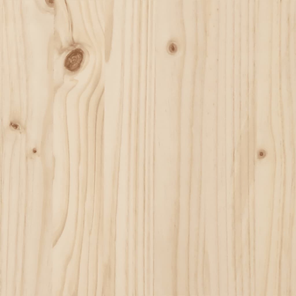 vidaXL Wall Cabinet 100x30x35 cm Solid Wood Pine