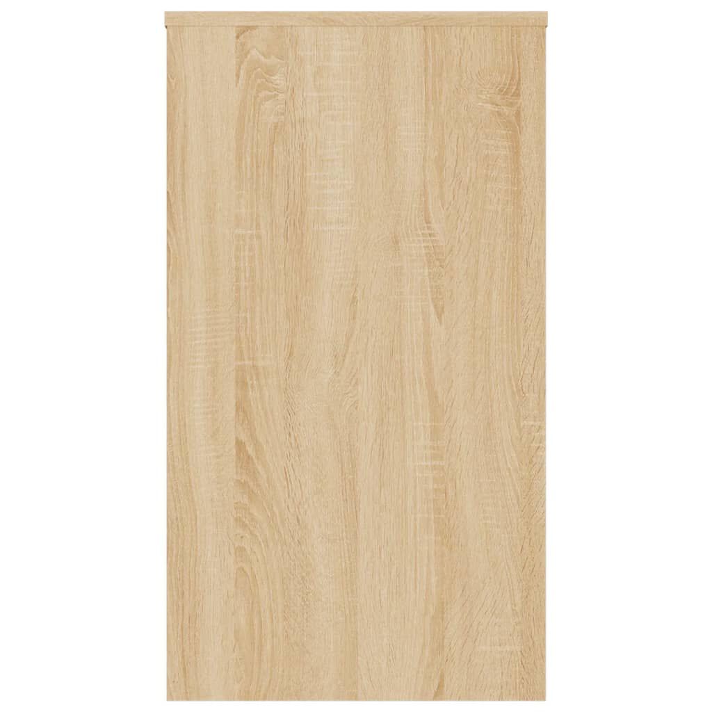 vidaXL Desk Sonoma Oak 90x40x72 cm Engineered Wood