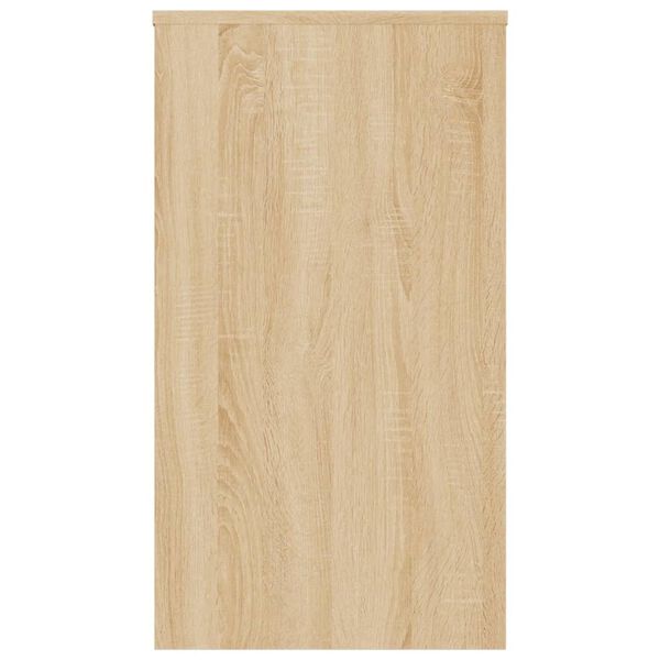 vidaXL Desk Sonoma Oak 90x40x72 cm Engineered Wood