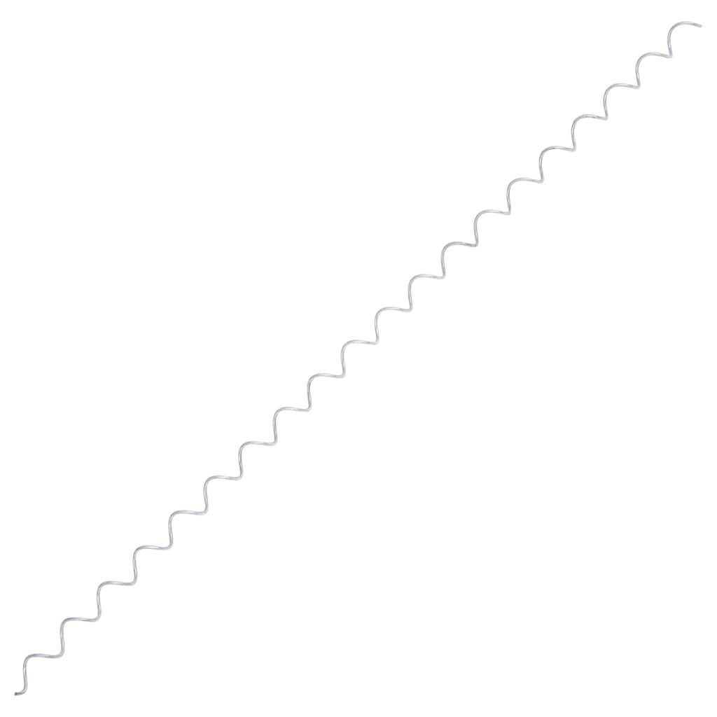 vidaXL Gabion Spirals 24 pcs Galvanised Steel 100 cm