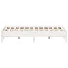vidaXL Bed Frame without Mattress White 140x200 cm Solid Wood Pine