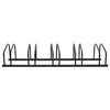 vidaXL Bike Rack for 5 Bikes Black Steel