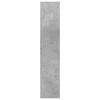vidaXL Wall Shelf Concrete Grey 90x16x78 cm Engineered Wood