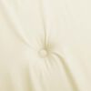 vidaXL Garden Bench Cushion Cream 200x50x4 cm Oxford Fabric