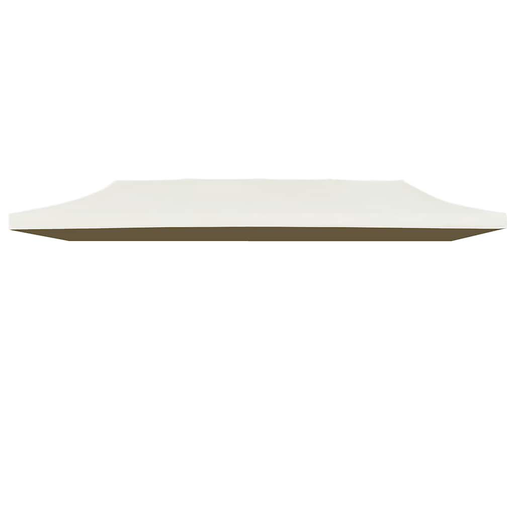 vidaXL Party Tent Roof 3x6 m Cream