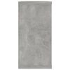 vidaXL Wall Cube Shelf 2 pcs Concrete Grey 100x15x30 cm Engineered Wood