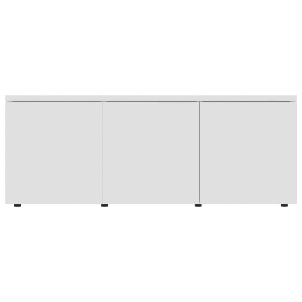 vidaXL TV Cabinet White 80x34x30 cm Engineered Wood