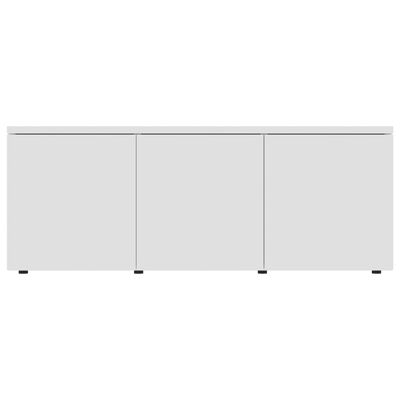 vidaXL TV Cabinet White 80x34x30 cm Engineered Wood, white vidaXL TV Cabinet White 80x34x30 cm Engineered Wood