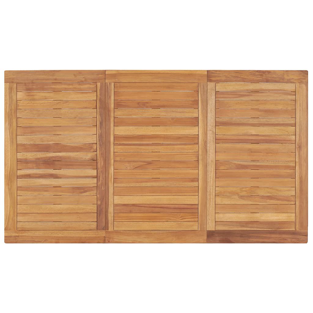 vidaXL 5 Piece Garden Dining Set Solid Teak Wood