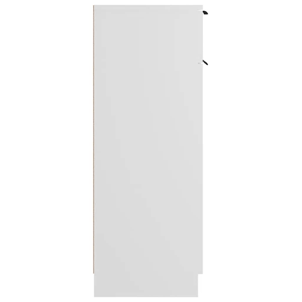 vidaXL Bathroom Cabinet White 32x34x90 cm Engineered Wood