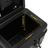 vidaXL Safe Box Black 44x37x34 cm