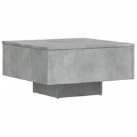 vidaXL Coffee Table Concrete Grey 60x60x31.5 cm Engineered Wood, concrete grey vidaXL Coffee Table Concrete Grey 60x60x31.5 cm Engineered Wood