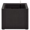 vidaXL Garden Raised Bed with Self Watering System Anthracite 100x43x33 cm