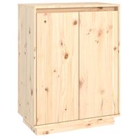 vidaXL Shoe Cabinet 60x35x80 cm Solid Wood Pine, natural vidaXL Shoe Cabinet 60x35x80 cm Solid Wood Pine