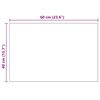 vidaXL Wall Mirror 60x40 cm Rectangular Glass