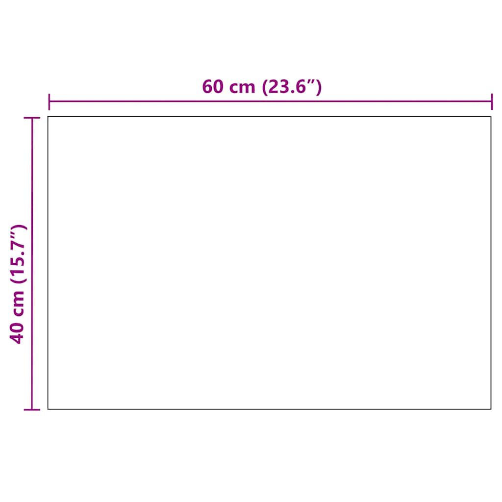 vidaXL Wall Mirror 60x40 cm Rectangular Glass