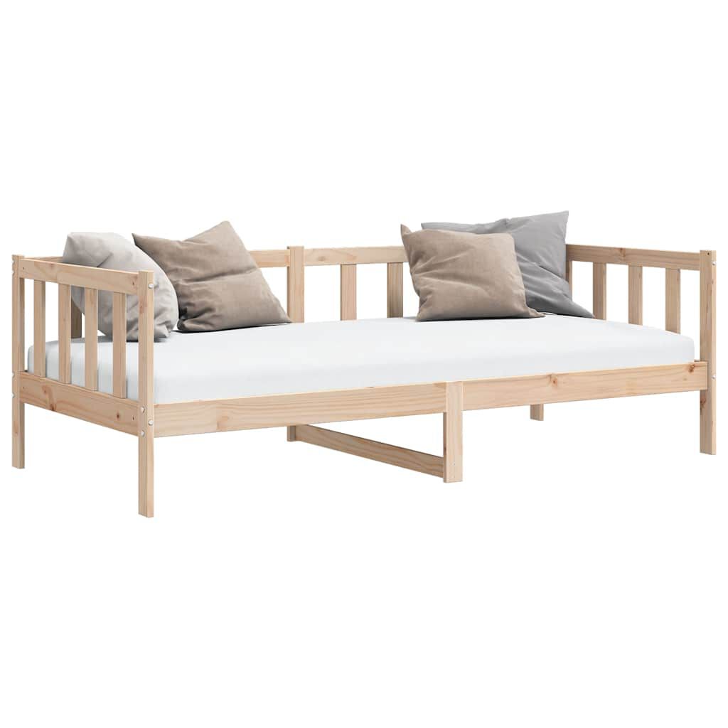 vidaXL Day Bed without Mattress Solid Wood Pine 90x200cm