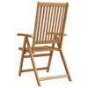 vidaXL Folding Garden Chairs 3 pcs Solid Acacia Wood