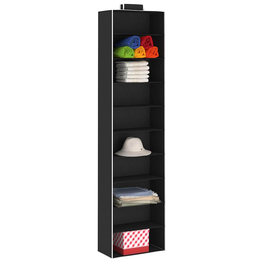 vidaXL Hanging Closet Organisers 2 pcs with 10 Shelves Fabric