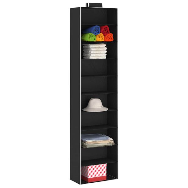 vidaXL Hanging Closet Organisers 2 pcs with 10 Shelves Fabric