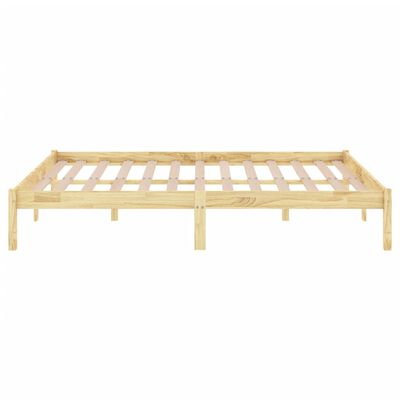 vidaXL Bed Frame without Mattress Solid Wood 120x200 cm