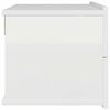 vidaXL Bedside Cabinets 2 pcs High Gloss White 40x30x30 cm Engineered Wood