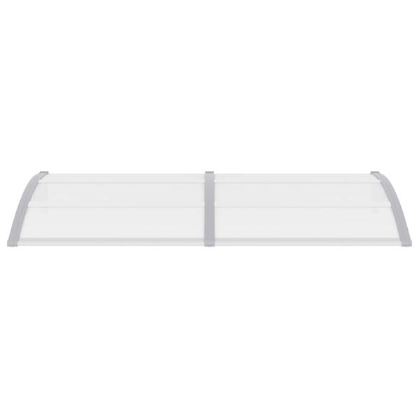 vidaXL Door Canopy Grey 200x100 cm PC