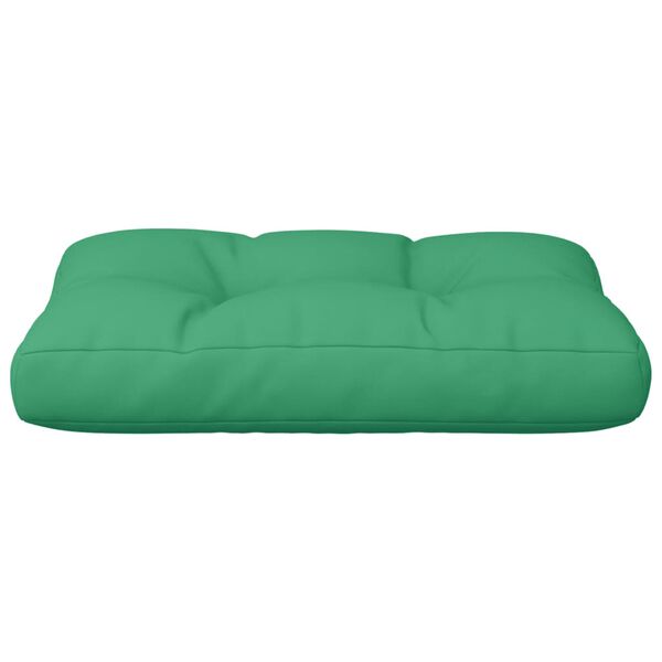 vidaXL Pallet Cushion Green 50x40x12 cm Fabric