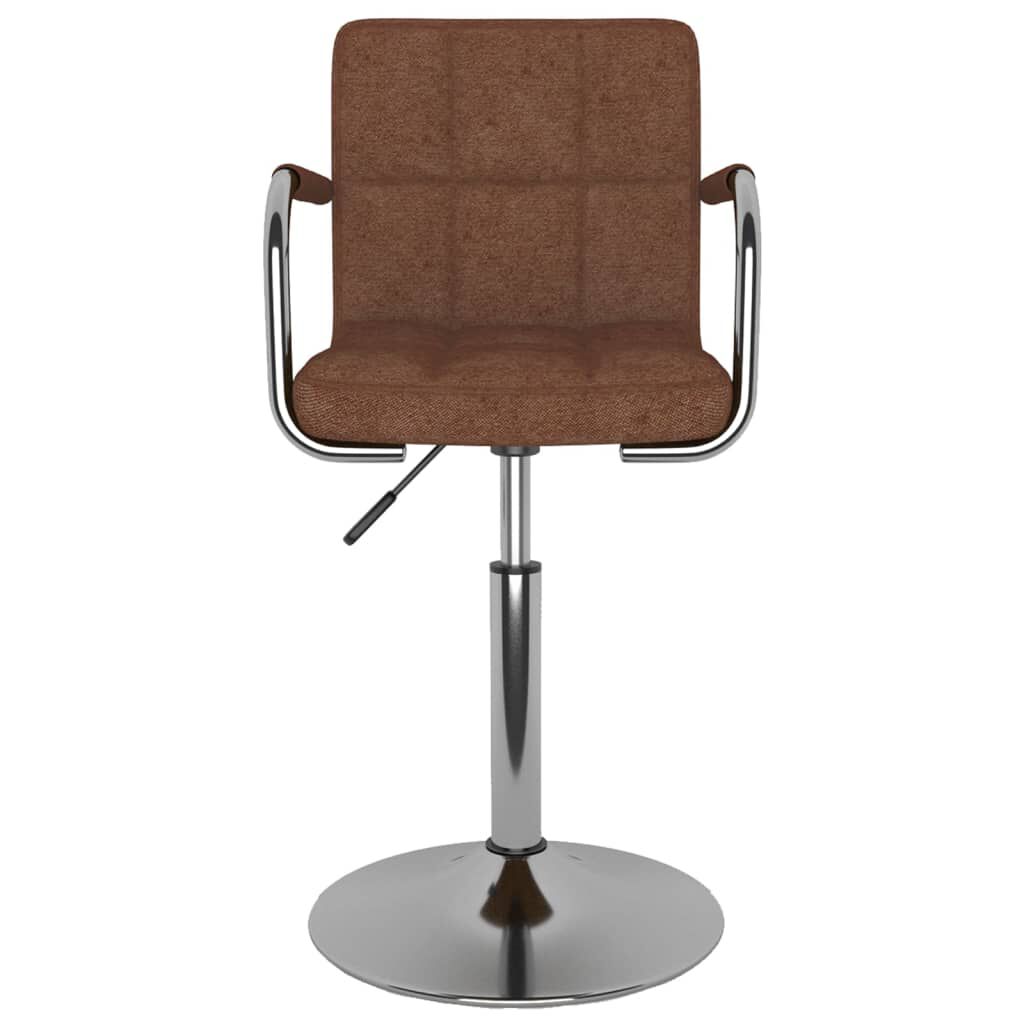 vidaXL Bar Stool Brown Fabric