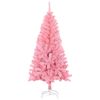 vidaXL Artificial Christmas Tree with Stand Pink 120 cm PVC