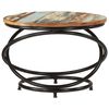 vidaXL Coffee Table Ø 55x40 cm Solid Wood Reclaimed