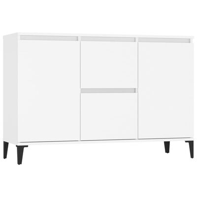 vidaXL Sideboard White 102x35x70 cm Engineered Wood, white vidaXL Sideboard White 102x35x70 cm Engineered Wood