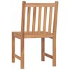 vidaXL 3 Piece Garden Dining Set 80x80 cm Solid Teak Wood