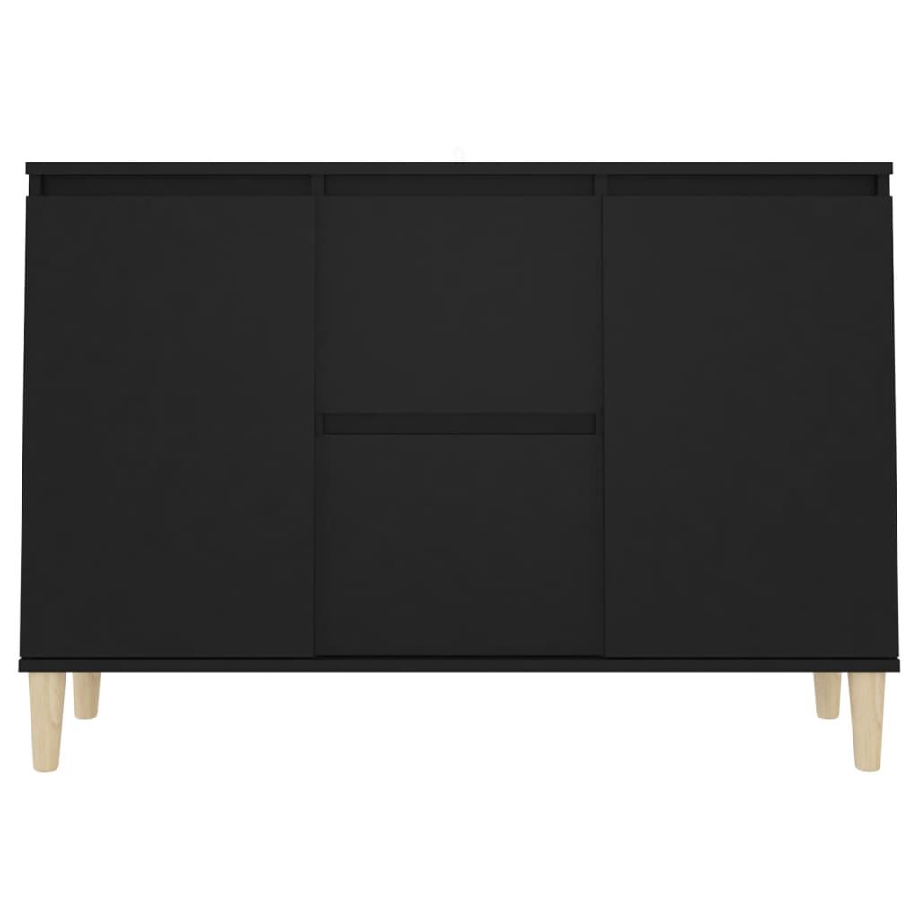 vidaXL Sideboard Black 101x35x70 cm Engineered Wood
