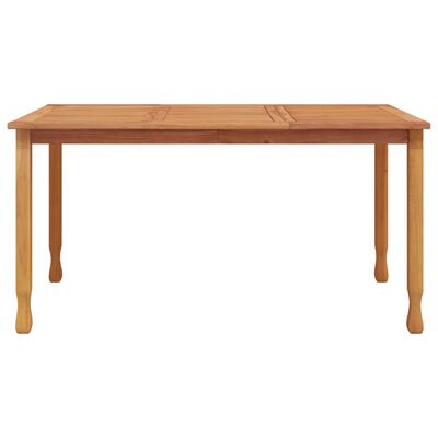 vidaXL Garden Dining Table 150x90x75 cm Solid Wood Teak