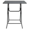 vidaXL Garden Table 60x60x72 cm Expanded Metal Mesh Anthracite