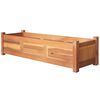 vidaXL Garden Raised Beds 2 pcs Acacia Wood 100x30x25 cm
