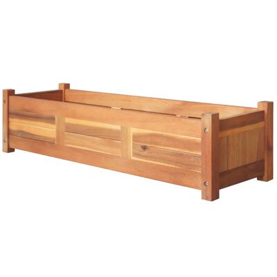vidaXL Garden Raised Beds 2 pcs Acacia Wood 100x30x25 cm,  vidaXL Garden Raised Beds 2 pcs Acacia Wood 100x30x25 cm